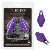 Nipple Play Rechargeable Nipplettes in Purple Vibrating Stimulators Nipple Stimulators
